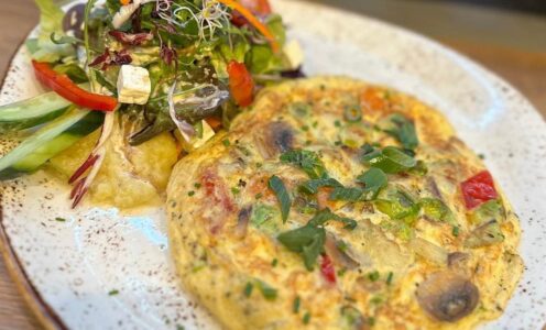 omelettes and potato dishes
